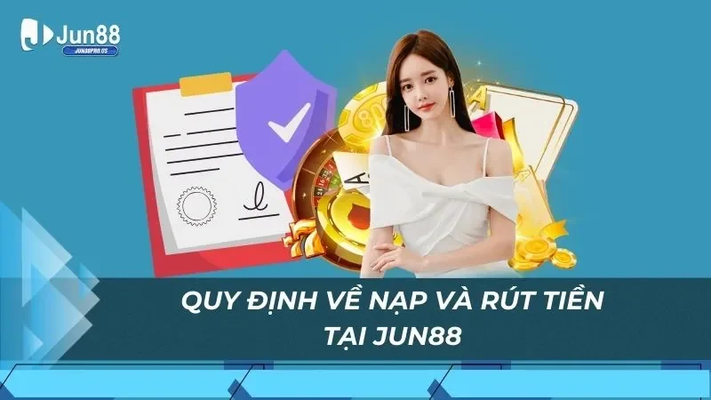 Quy định về nạp và rút tiền tại Jun88